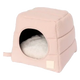 Cuccia igloo per gatti in cotone FuzzYard Life Soft Blush