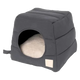 Cuccia igloo per gatti in cotone FuzzYard Life Slate Grey