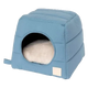 Cuccia igloo per gatti in cotone FuzzYard Life French Blue