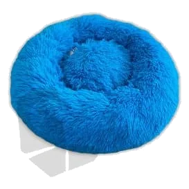 Cuccia ciambella antistress in peluche 50, 60 e 80 cm per cani e gatti