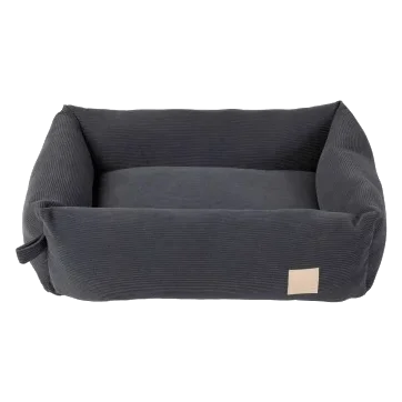 Cuccia per cani in velluto a coste FuzzYard Life Slate Grey