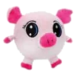 Peluche per cani maialino con suono, 10 cm