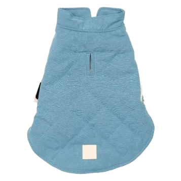 Gilet imbottito per cani FuzzYard Life French Blue