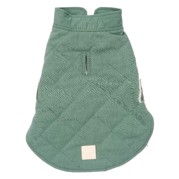 Gilet imbottito per cani FuzzYard Life Myrtle Green