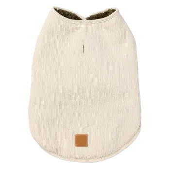 Gilet reversibile per cani FuzzYard Umeda avorio