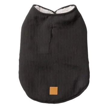 Gilet reversibile per cani FuzzYard Umeda nero