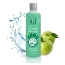 Shampoo per cani idratante Menforsan alla mela verde, 300 ml