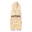 Felpa con cappuccio per cani FuzzYard Urban Buttermilk
