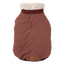Giacca bomber per cani FuzzYard Nordic bordeaux con sciarpa removibile