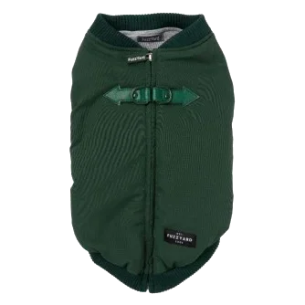 Giacca con pettorina per cani FuzzYard East MacGyver verde