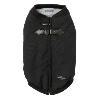 Giacca con pettorina per cani FuzzYard East MacGyver nera