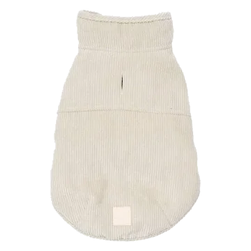 Cappottino per cani in velluto a coste FuzzYard Life Sandstone