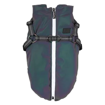 Giacca riflettente con pettorina per cani FuzzYard Flash