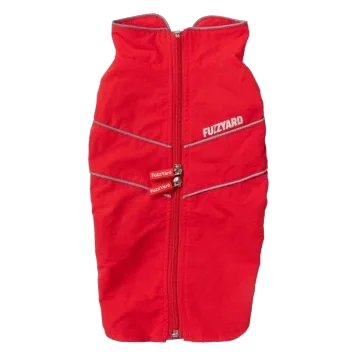 Impermeabile antivento per cani FuzzYard Breaker rosso
