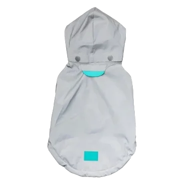 Impermeabile con cappuccio per cani FuzzYard Evo riflettente
