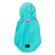 Impermeabile con cappuccio per cani FuzzYard Evo verde petrolio