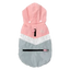 Impermeabile per cani FuzzYard The Seattle rosa e grigio taglia 1