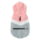 Impermeabile per cani FuzzYard The Seattle rosa e grigio taglia 1