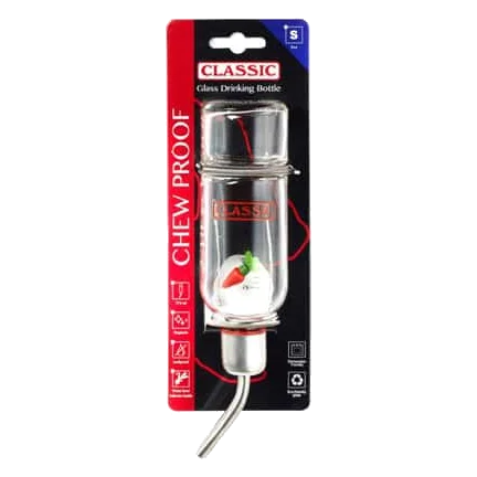 Beverino in vetro Classic per roditori, taglia 1 piccola, 175 ml