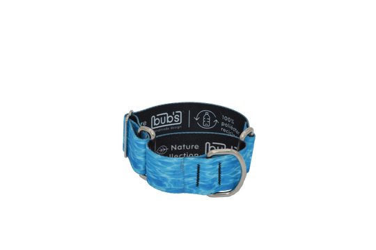 Collare martingala Bub's Aqua per cani, taglia S