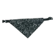 Collare con bandana rosso e nero per cani, taglie T1-T4