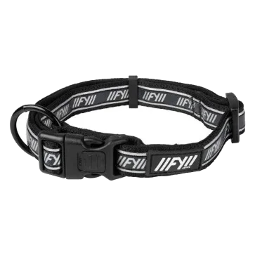 Collare per cani in neoprene FuzzYard FY Active nero