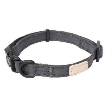 Collare per cani in cotone FuzzYard Life Slate Grey