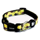 Collare per cani Dukier Superheroes, rosso e giallo, imbottito in neoprene, 15 mm