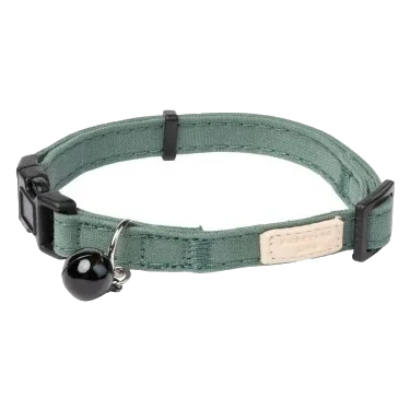 Collare per gatti in cotone FuzzYard Life Myrtle Green