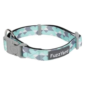 Collare per cani in neoprene imbottito FuzzYard Mint Fizz