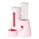 Mangiatoia e abbeveratoio 2 in 1 per criceto rosa