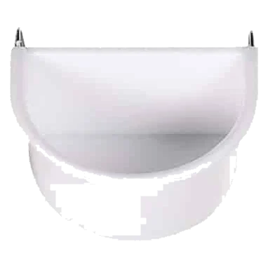 Mangiatoia con ganci in metallo per uccelli, 11 cm