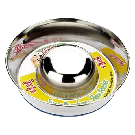 Ciotola anti ingozzo in metallo Classic, 880, 1700 e 2600 ml