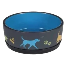 Ciotola in ceramica 500 ml con anello antiscivolo per cani