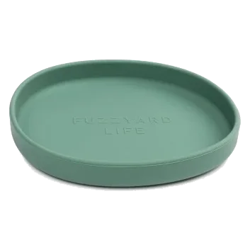 Ciotola per gatti in silicone FuzzYard Life Myrtle Green