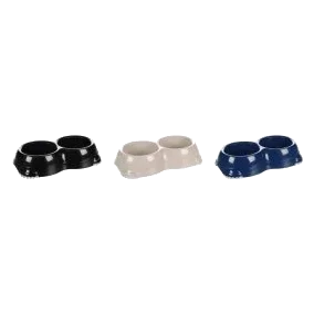 Ciotola anti ingozzo doppia Leno, 2 x 330 ml o 2 x 650 ml