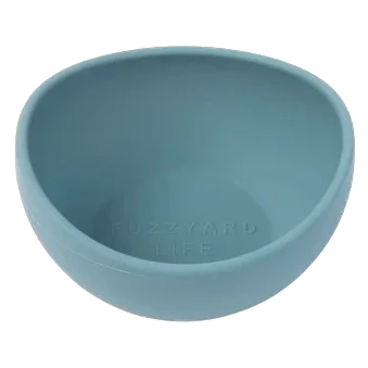 Ciotola per cani in silicone FuzzYard Life French Blue