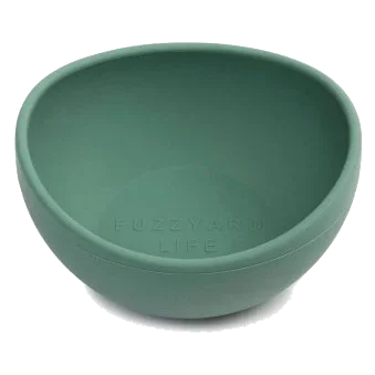 Ciotola per cani in silicone FuzzYard Life Myrtle Green