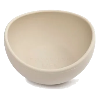 Ciotola per cani in silicone FuzzYard Life Sandstone