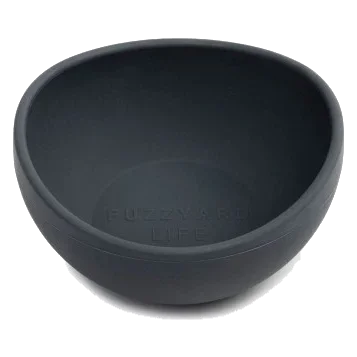 Ciotola per cani in silicone FuzzYard Life Slate Grey
