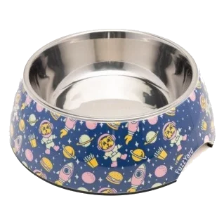 Ciotola per cani antiscivolo FuzzYard Pluto Pup in acciaio inox