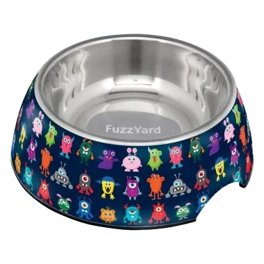Ciotola per cani antiscivolo FuzzYard Yardsters in acciaio inox