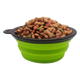 Ciotola portatile per cani in silicone, 18 cm