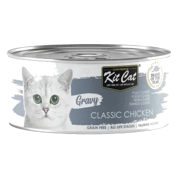 Cibo umido per gatti Kit Cat Gravy pollo classico 70 g