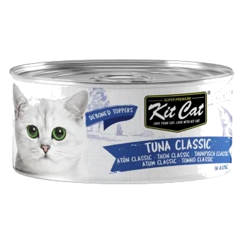 Cibo umido per gatti Kit Cat Toppers tonno e katsuobushi in gelatina 80 g