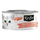 Cibo umido per gatti Kit Cat Toppers pollo e salmone in gelatina 80 g