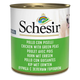 Cibo umido per cani adulti Schesir pollo con piselli, lattina 285 g