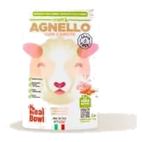 Cibo umido naturale per cani Real Bowl agnello, confezione da 400 g