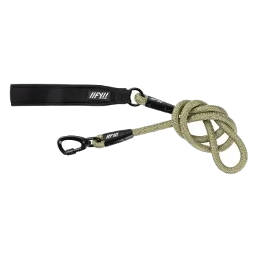 Guinzaglio in corda per cani FuzzYard FY Active kaki, 155 cm
