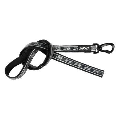 Guinzaglio per cani in neoprene FuzzYard FY Active nero